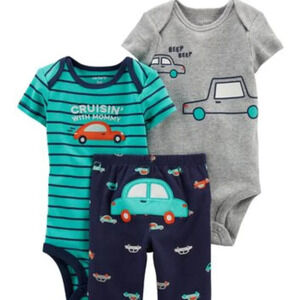 Carter's 3-Piece Car Little Character Set in Size 6M